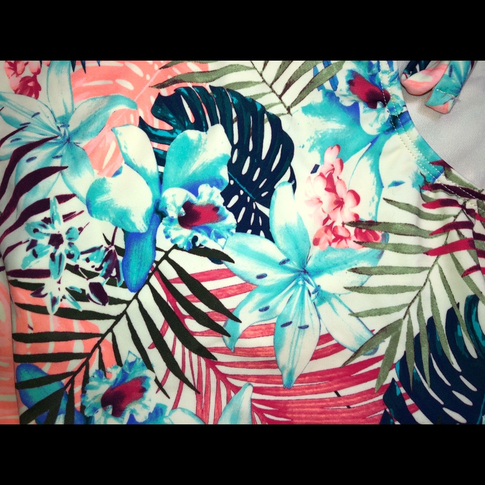 👙🌞New Tropical 🏝Print 1pc Swim 🏊♀️Suit - Picture 5 of 8